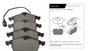 Imagen de JUEGO PASTILLAS CERAMICA DEL VW BORA/VENTO 2.5 AUDI A3/4/6